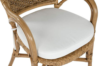 Silla Bambu Ratan 55X62X86 Natural