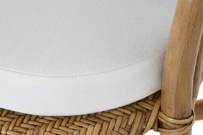 Silla Bambu Ratan 55X62X86 Natural