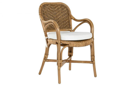 Silla Bambu Ratan 55X62X86 Natural