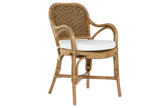 Silla Bambu Ratan 55X62X86 Natural