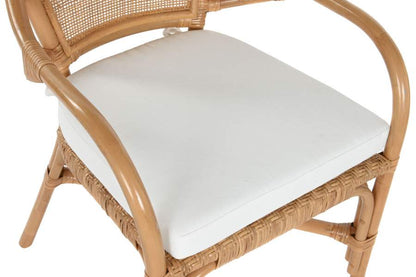Silla Bambu Ratan 55X62X86 Natural