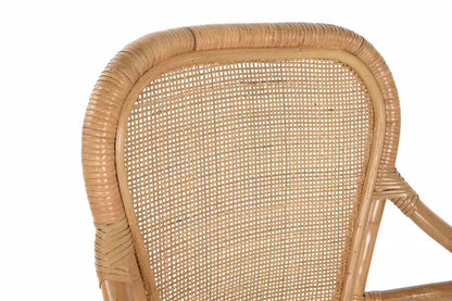 Silla Bambu Ratan 55X62X86 Natural