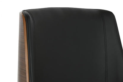 Silla Madera Pu 59_5X64X83 91 Ruedas Negro