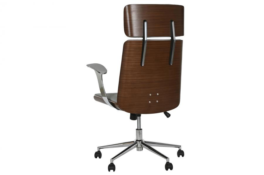 Silla Pu Madera 71X69X108_5 Ruedas Beige
