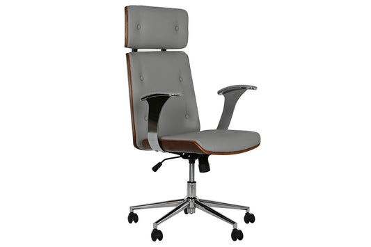 Silla Pu Madera 71X69X108_5 Ruedas Beige