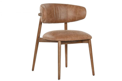 Silla Fresno Piel 58X54X80 Decape Blanco