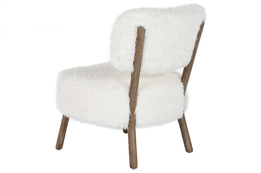 Butaca Fresno 61X62X80 Pelo Sintetico Crudo