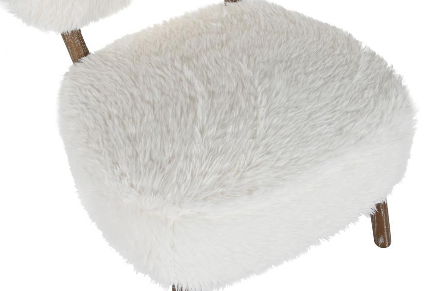 Butaca Fresno 61X62X80 Pelo Sintetico Crudo