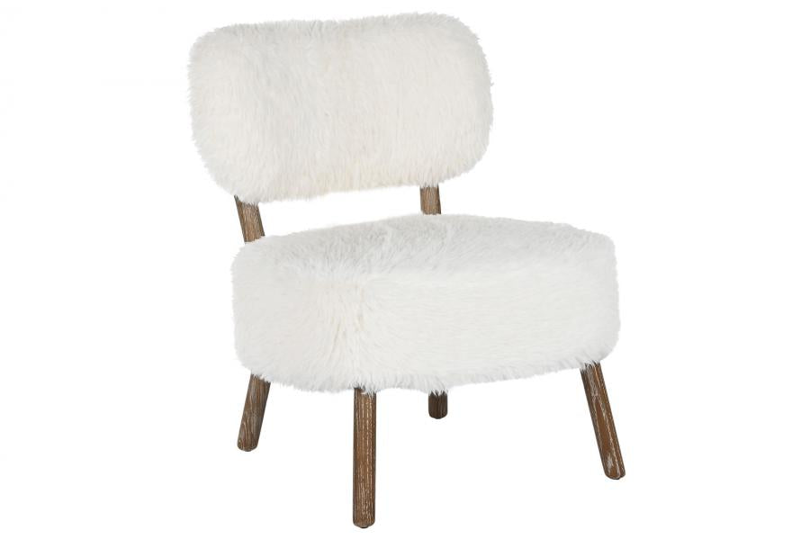 Butaca Fresno 61X62X80 Pelo Sintetico Crudo