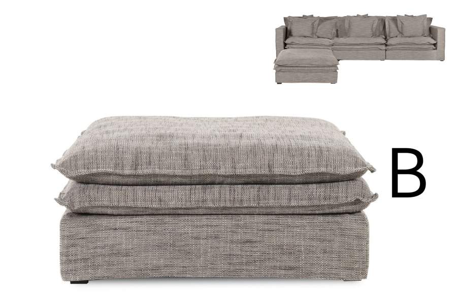 Modulo Auxiliar Sofa Poliester 110X110X48