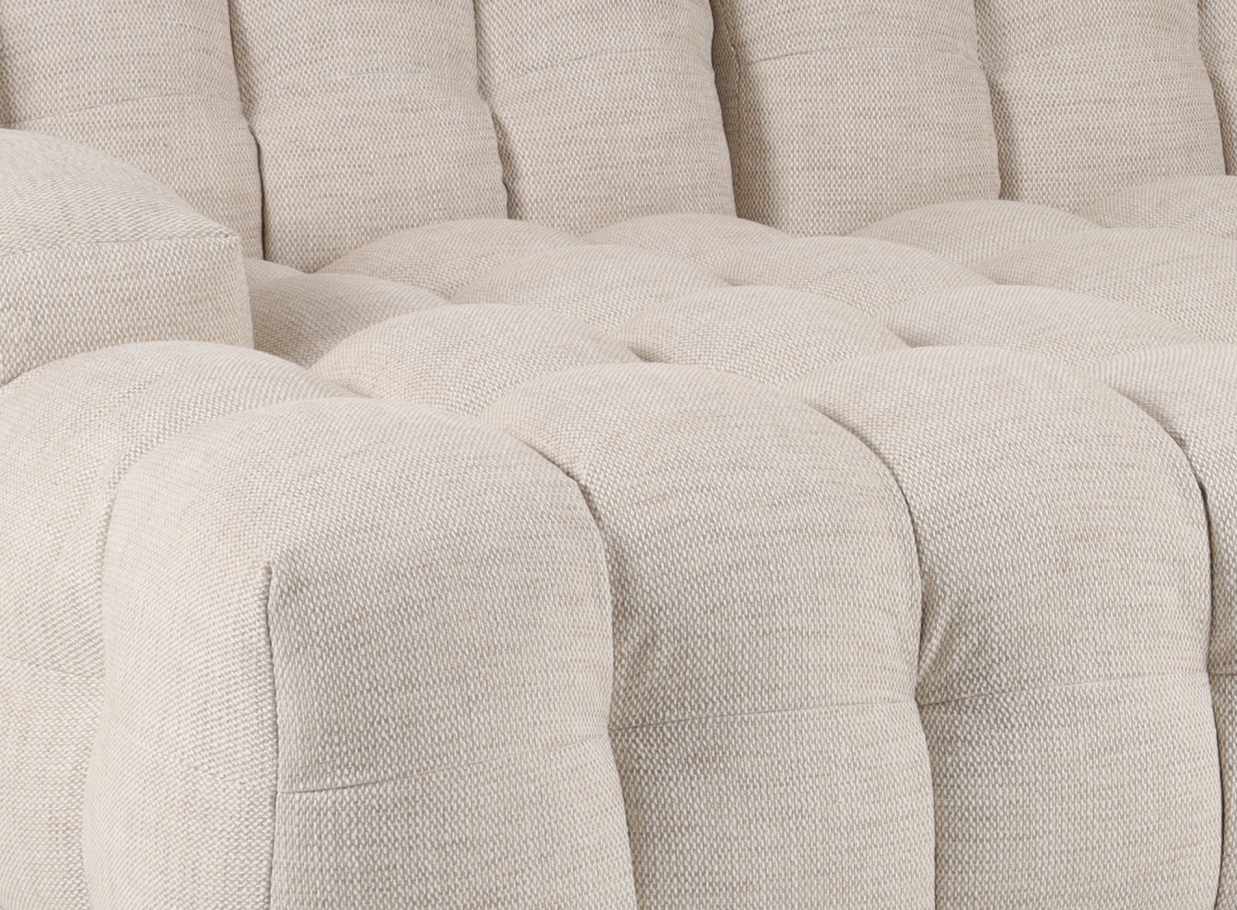 Sofa Poliester 272X168X76 Chaiselounge Beige
