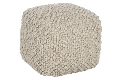 Reposapies Lana Algodon 45X45X45 Tejido A Mano