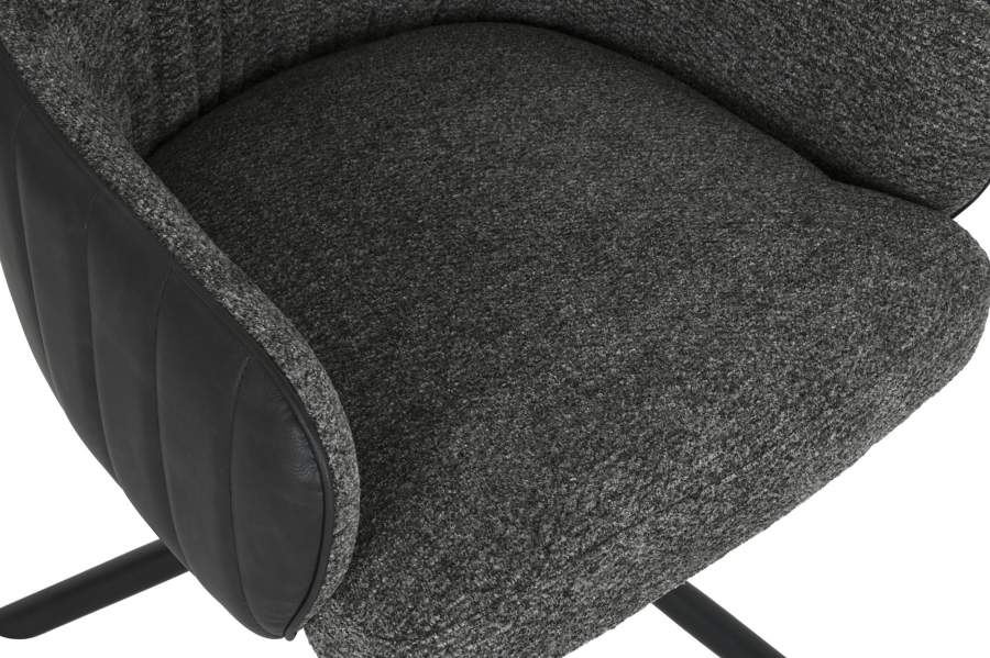 Silla Poliester Pu 56X61X82 Gris