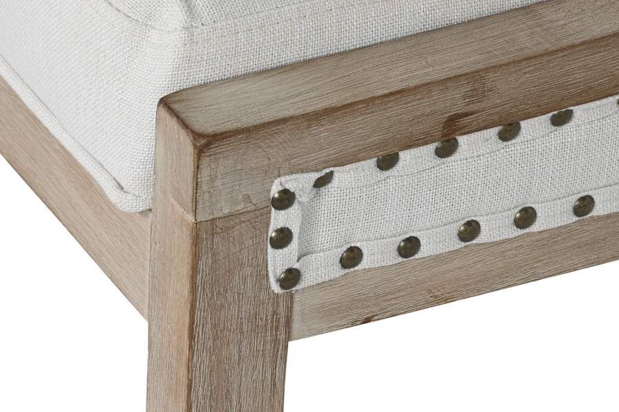 Silla Caucho Poliester 54X59X97 Natural