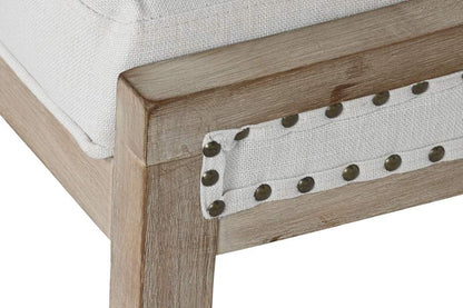 Silla Caucho Poliester 54X59X97 Natural