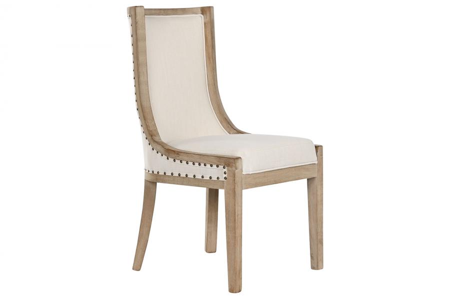 Silla Caucho Poliester 54X59X97 Natural