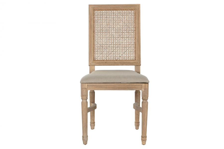 Silla Olmo Ratan 46X45X97 Apilable Natural