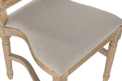 Silla Olmo Ratan 46X45X97 Apilable Natural
