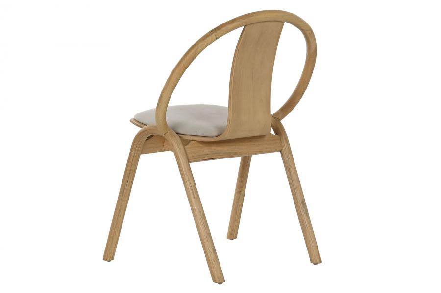 Silla Olmo Poliester 47X42X83 Natural
