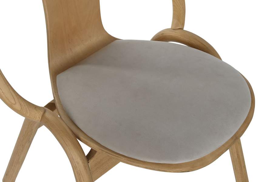 Silla Olmo Poliester 47X42X83 Natural