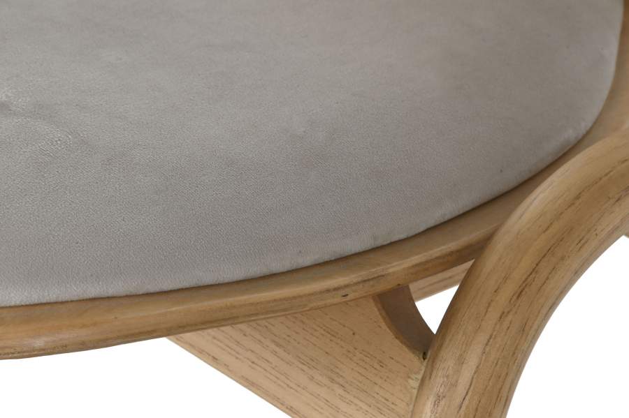 Silla Olmo Poliester 47X42X83 Natural