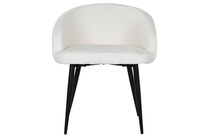 Silla Poliester Metal 60X60X70 Teddy Blanco