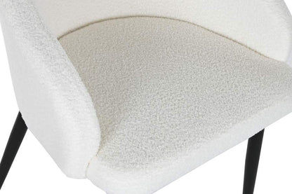 Silla Poliester Metal 60X60X70 Teddy Blanco