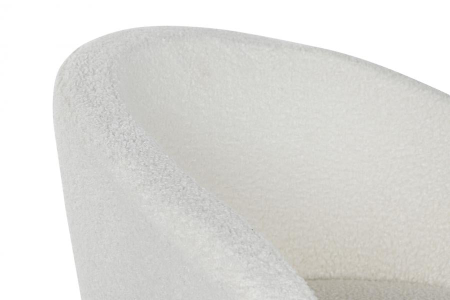 Silla Poliester Metal 60X60X70 Teddy Blanco