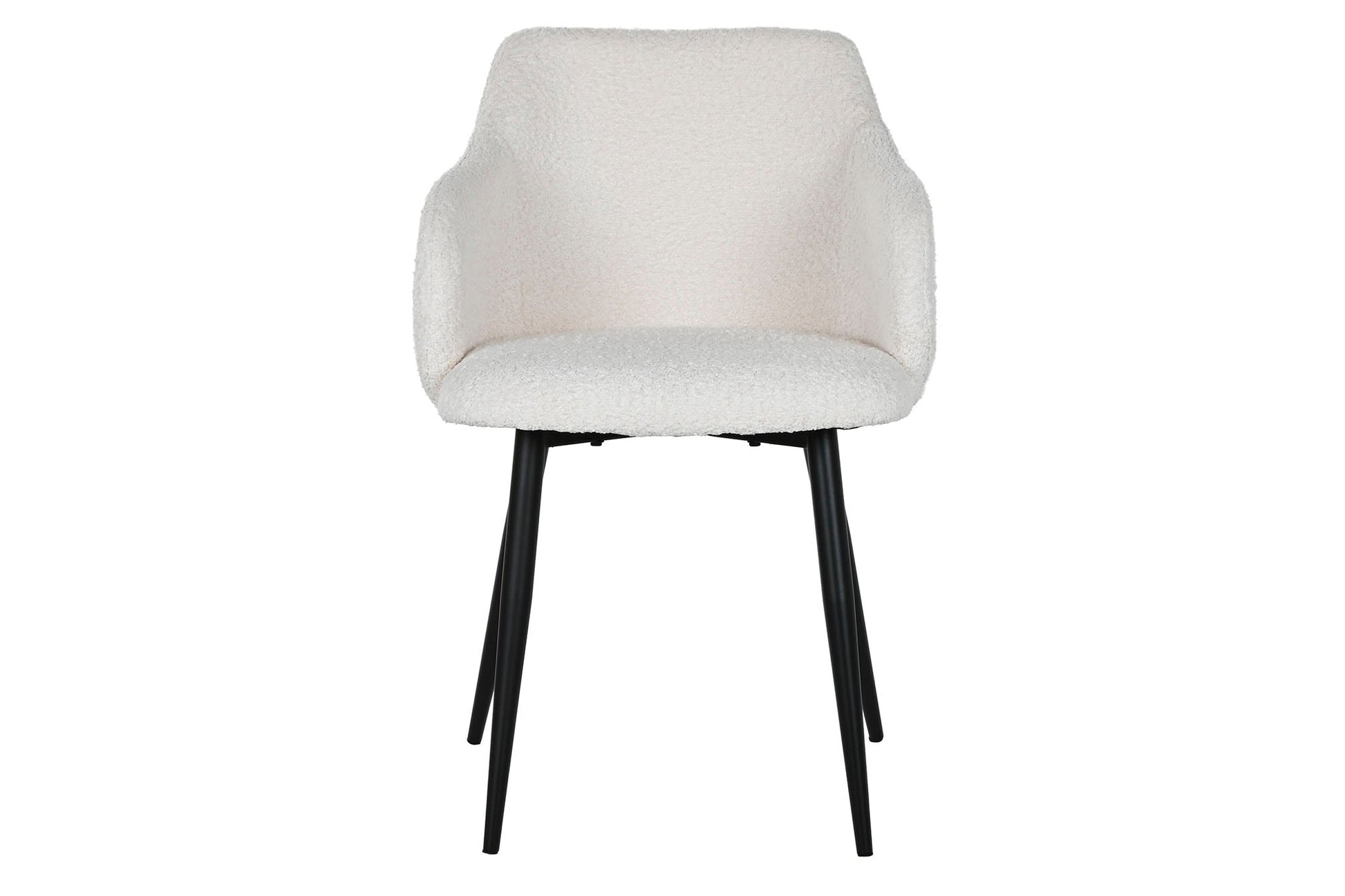 Silla Metal Poliester 50X55X88 Teddy Blanco