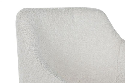 Silla Metal Poliester 50X55X88 Teddy Blanco