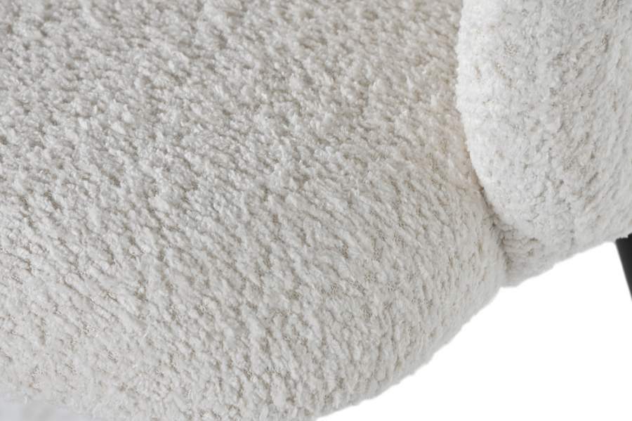 Silla Metal Poliester 50X55X88 Teddy Blanco