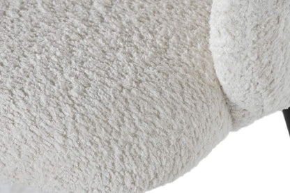 Silla Metal Poliester 50X55X88 Teddy Blanco