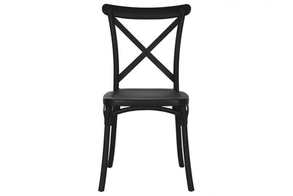 Silla Pp 48X51X88 Crossback Negro