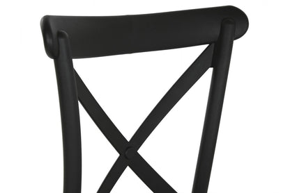 Silla Pp 48X51X88 Crossback Negro