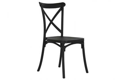 Silla Pp 48X51X88 Crossback Negro