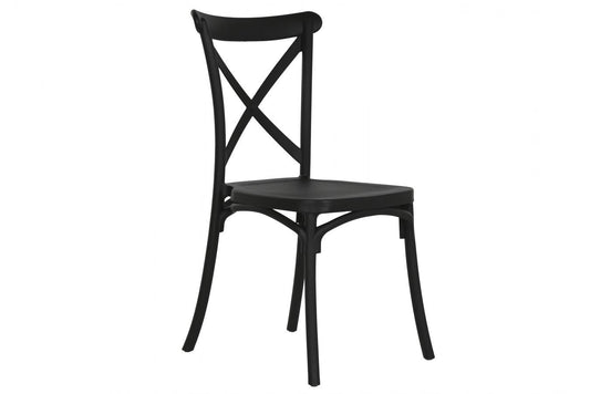 Silla Pp 48X51X88 Crossback Negro