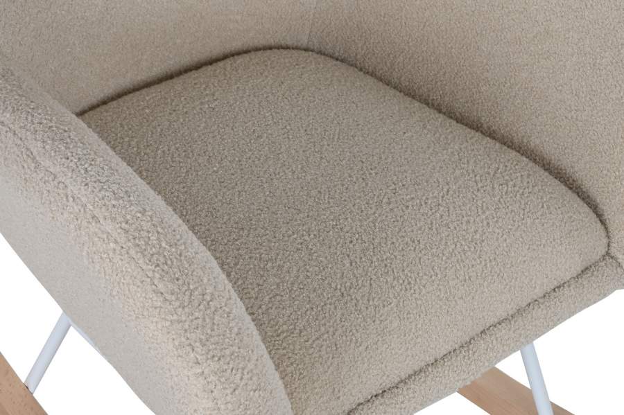 Mecedora Metal Poliester 74X90X95 Borreguito