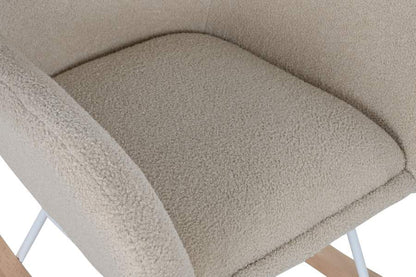 Mecedora Metal Poliester 74X90X95 Borreguito