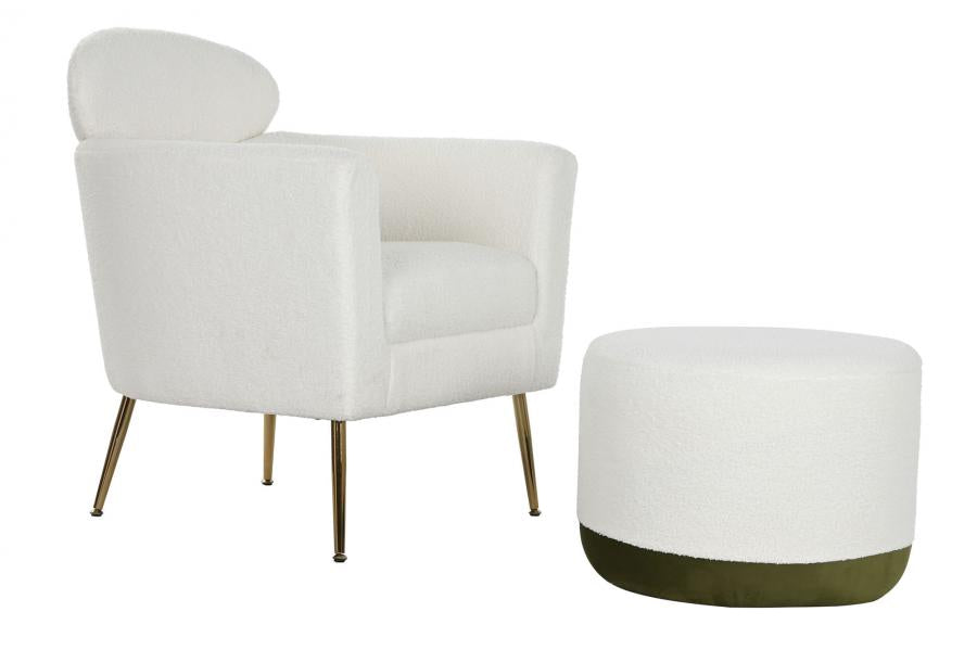 Butaca Set 2 Madera Poliester 74X76X82 Reposapies