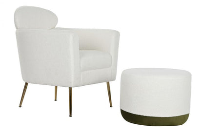 Butaca Set 2 Madera Poliester 74X76X82 Reposapies