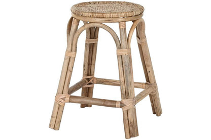 Taburete Mimbre Ratan 37X37X49_5 Natural
