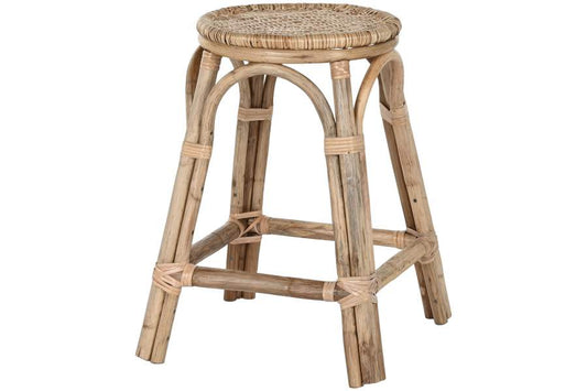 Taburete Mimbre Ratan 37X37X49_5 Natural