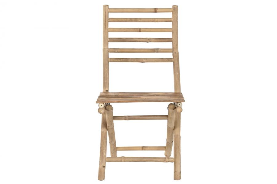 Silla Bambu 45X55X95 Plegable Marron