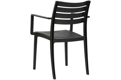 Silla Pp 57X52X84 Reciclado Negro