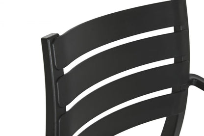Silla Pp 57X52X84 Reciclado Negro