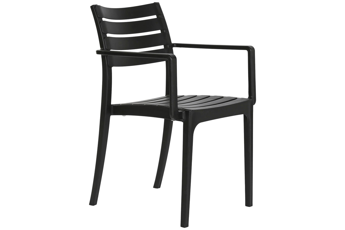 Silla Pp 57X52X84 Reciclado Negro