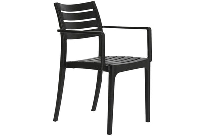 Silla Pp 57X52X84 Reciclado Negro