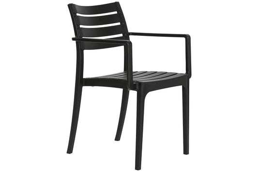Silla Pp 57X52X84 Reciclado Negro