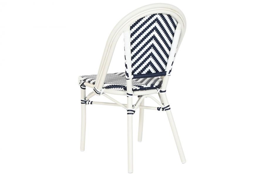 Silla Aluminio Ratan Sintetico 47X58X88 Azul