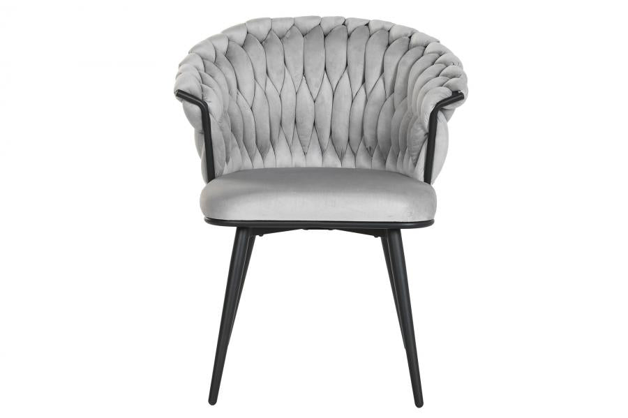 Silla Poliester Metal 66X60X84 Gris